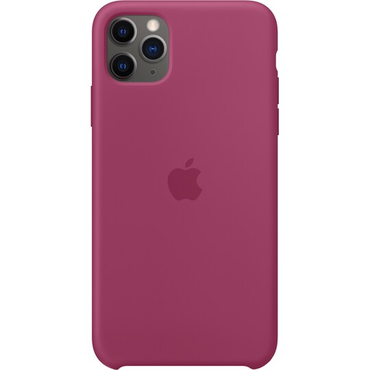 iPhone 11 Pro Max silikoninen suojakuori (granaattiomena)