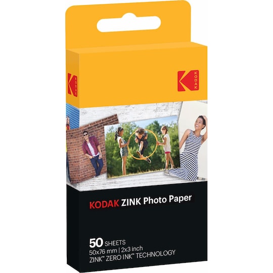 Kodak Zink pikakameran valokuvapaperi (50 kpl pakkaus)