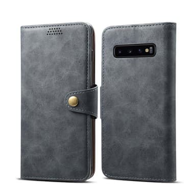 Lompakkokotelo 3-kortti Samsung Galaxy S10 Plus (SM-G975F)  - sininen