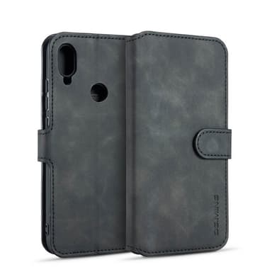 DG-Ming Lompakkokotelo 3-kortti Xiaomi Redmi Note 7 (6.3")  - harmaa