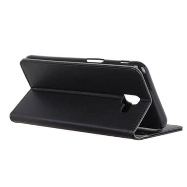 Lompakkokotelo 2-kortti Samsung Galaxy J6 Plus (SM-J610F)  - musta