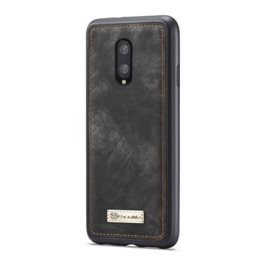 CaseMe Lompakkokotelo 11-kortti OnePlus 7  - Musta / harmaa