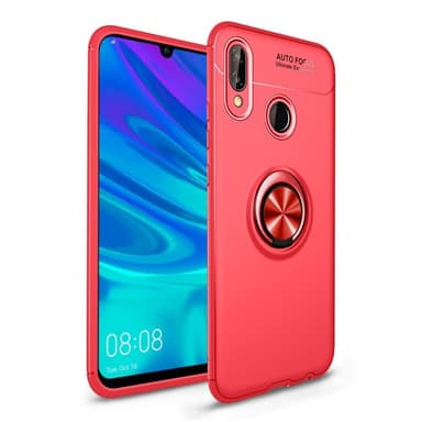 Slim Ring kotelo Huawei P Smart 2019 (POT LX1)  - Musta / punainen