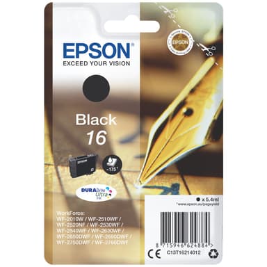 Epson DuraBrite Ultra 16 mustekasetti (musta)