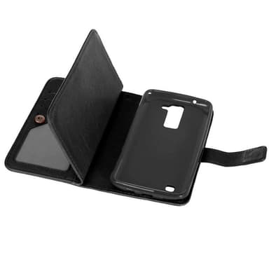 Lompakkotelo Flexi 9-kortti LG K8 2016 (K350N)  - pinkki