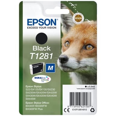 Epson DuraBrite Ultra T128 mustekasetti (musta)