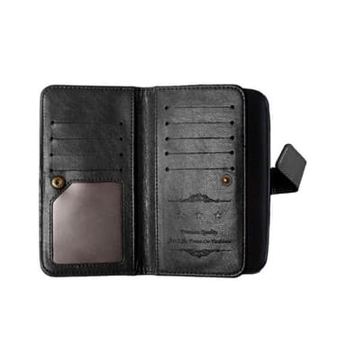 Lompakkotelo Flexi 9-kortti Samsung Galaxy J5 2015 (SM-J500F)  - ruske