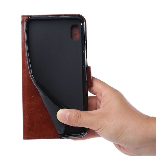 Lompakkokotelo 3-kortti Samsung Galaxy A10 (SM-A105F)  - ruskea