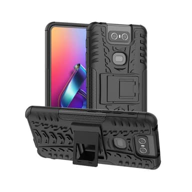 Iskunkestävä Suojakuori Asus Zenfone 6 (ZS630KL)  - oranssi