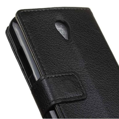 Lompakkokotelo 2-kortti ZTE Blade A310  - musta