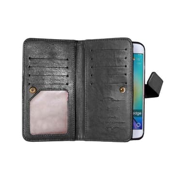 Lompakkotelo Flexi 9-kortti Samsung Galaxy S6 Edge (SM-G925F)  - ruske