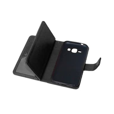 Lompakkotelo Flexi 9-kortti Samsung Galaxy J1 2015 (SM-J100H)  - ruske