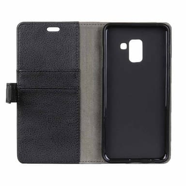 Lompakkokotelo 2-kortti Samsung Galaxy A8 2018 (SM-A530F)  - ruskea