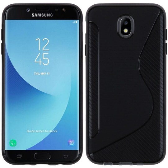 S Line Suojakuori Samsung Galaxy J7 2017 (SM-J730F)  - punainen