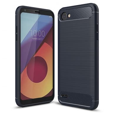 Harjattu TPU kuori LG Q6 (M700A)  - harmaa