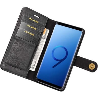 Lompakkokotelo DG-Ming 2i1 Samsung Galaxy S9 Plus (SM-G965F)  - ruskea