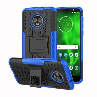 Iskunkestävä Suojakuori Motorola Moto G6 Plus (XT1926)  - musta