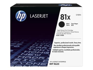 HP 81X Original LaserJet värikasetti (musta)