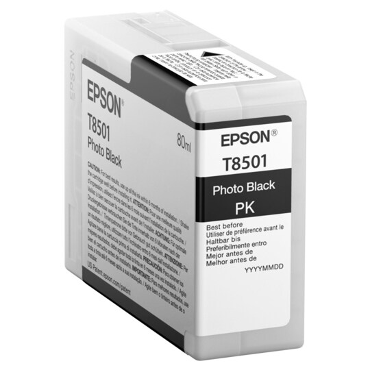 Epson UltraChrome HD T8501 mustekasetti (valokuvamusta)