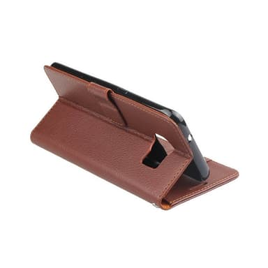 Lompakkokotelo 2-kortti Samsung Galaxy S7 Edge (SM-G935F)  - musta