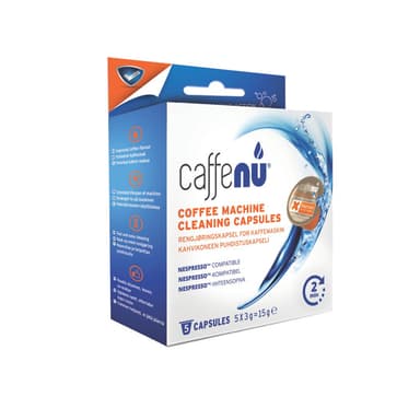 Caffenu Nespresso kahvikoneen puhdistuskapselit
