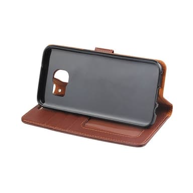 Lompakkokotelo 2-kortti Samsung Galaxy S7 Edge (SM-G935F)  - musta