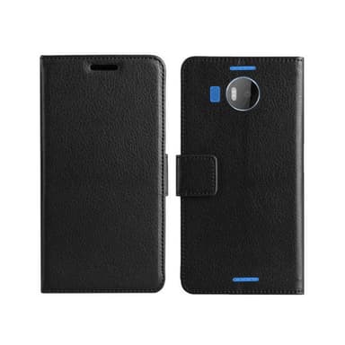 Lompakkokotelo 2-kortti Microsoft Lumia 950XL (RM-1116)  - punainen
