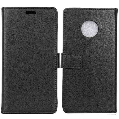 Lompakkokotelo 2-kortti Motorola Moto G6 Plus (XT1926)  - ruskea