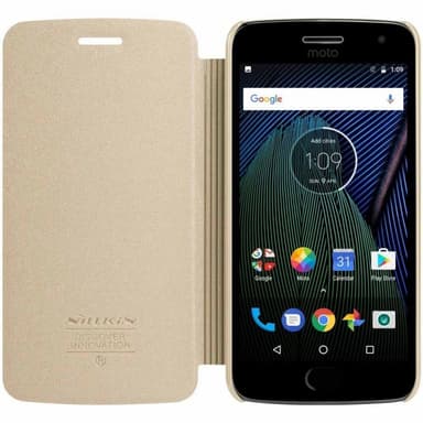 FlipCover Nillkin Sparkle Motorola Moto G5 (XT1670)  - pinkki