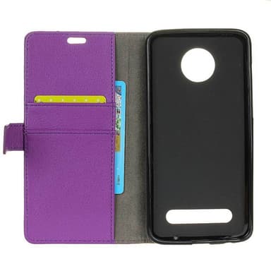 Lompakkokotelo 2-korttiinen Motorola Moto Z3 Play (XT1929)  - ruskea