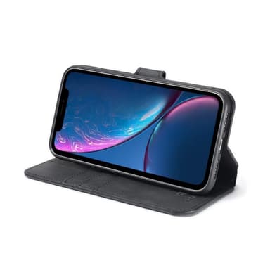 DG-Ming Lompakkokotelo 3-kortti Apple iPhone XR (6.1 ")  - harmaa