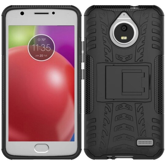Iskunkestävä Suojakuori Motorola Moto E4 (XT1760)  - valkoinen