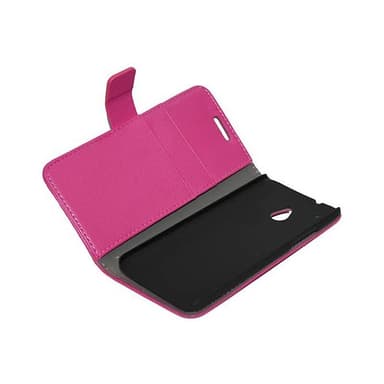 Lompakkokotelo 2-kortti HTC ONE Mini (M4 / 601e)  - pinkki