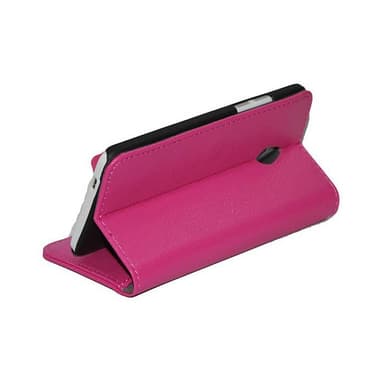 Lompakkokotelo 2-kortti HTC ONE Mini (M4 / 601e)  - pinkki