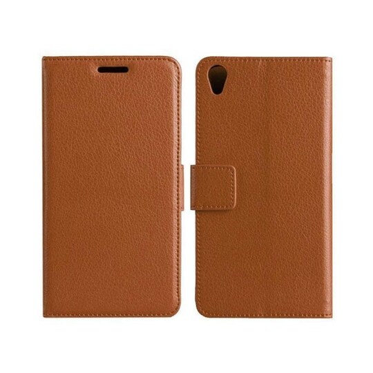 Lompakkokotelo 2-kortti 2-kortti OnePlus X (E1001)  - ruskea