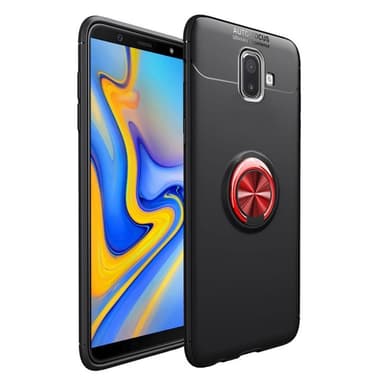 Slim Ring kotelo Samsung Galaxy J6 Plus (SM-J610F)  - Musta / Sininen