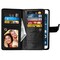 Lompakkotelo Flexi 9-kortti LG X Cam (K580)  - musta