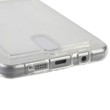 Silikonikuori kortilla Samsung Galaxy A3 2016 (SM-A310F)  - sininen