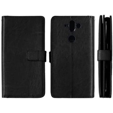 Lompakkotelo Flexi 9-kortti Nokia 8 Sirocco (TA-1005)  - punainen