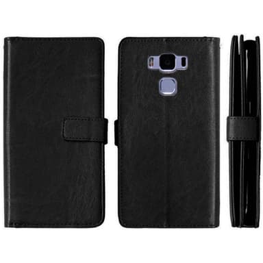 Lompakkotelo Flexi 9-kortti Asus Zenfone 3 Max (ZC553KL)  - pinkki