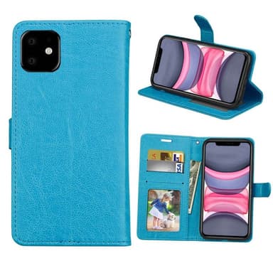 Lompakkokotelo 3-kortti Apple iPhone 11 (6.1 "") - Vaaleansininen