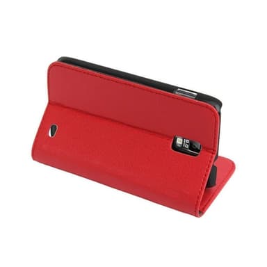 Lompakkokotelo 2-kortti Samsung Galaxy S2 LTE ( GT -i9210)  - pinkki