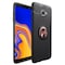 Slim Ring kotelo Samsung Galaxy J4 Plus (SM-J415F)  - Musta / punainen