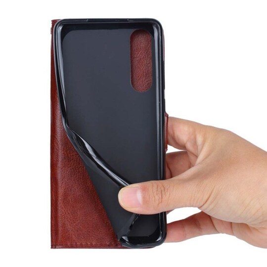 Lompakkokotelo 3-kortti Samsung Galaxy A70 (SM-A705F)  - musta