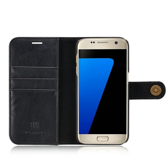 Lompakkokotelo DG-Ming 2i1 Samsung Galaxy S7 (SM-G930F)  - harmaa