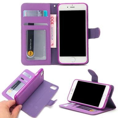 Lompakkokotelo Magneetti 2i1 Apple iPhone 7/8  - pinkki