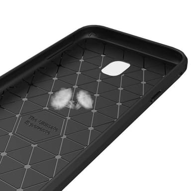 Harjattu TPU kuori Samsung Galaxy J5 2017 (SM-J530F)  - punainen