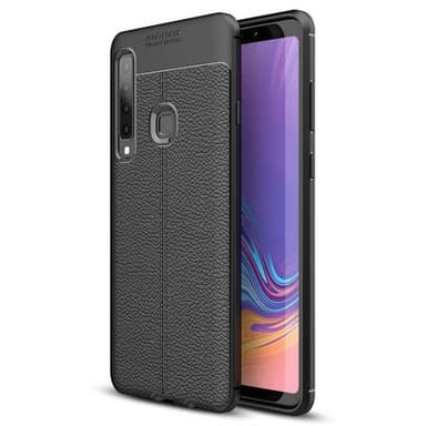 Nahkakuvioitu TPU kuori Samsung Galaxy A9 2018 (SM-A920F)  - punainen