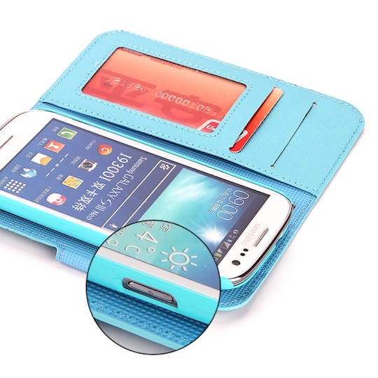 Lompakkokotelo Magneetti 2i1 Samsung Galaxy S3 ( GT -i9300)  - valkoin