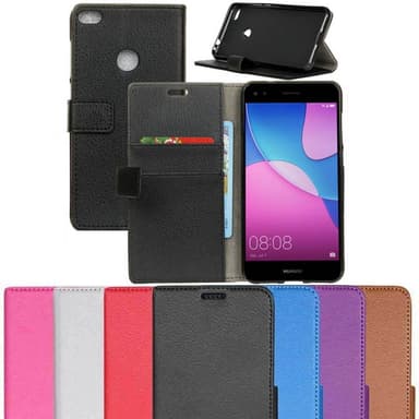 Lompakkokotelo 2-kortti Huawei P9 Lite Mini (SLA-L22)  - valkoinen